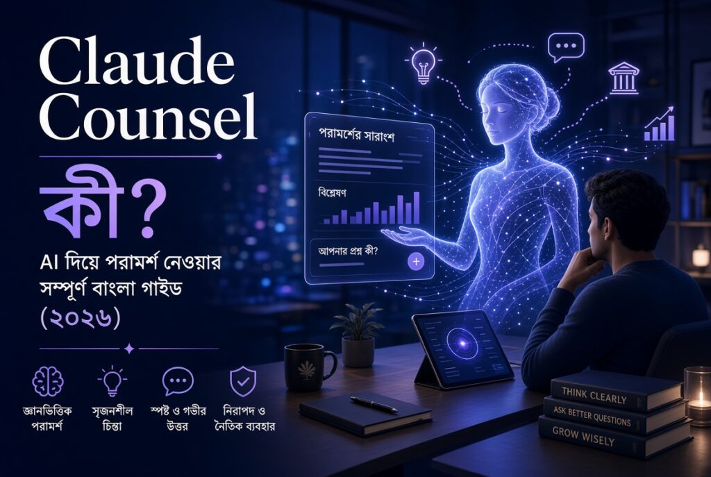 Claude Counsel — Claude AI দিয়ে পরামর্শ নেওয়ার বাংলা গাইড